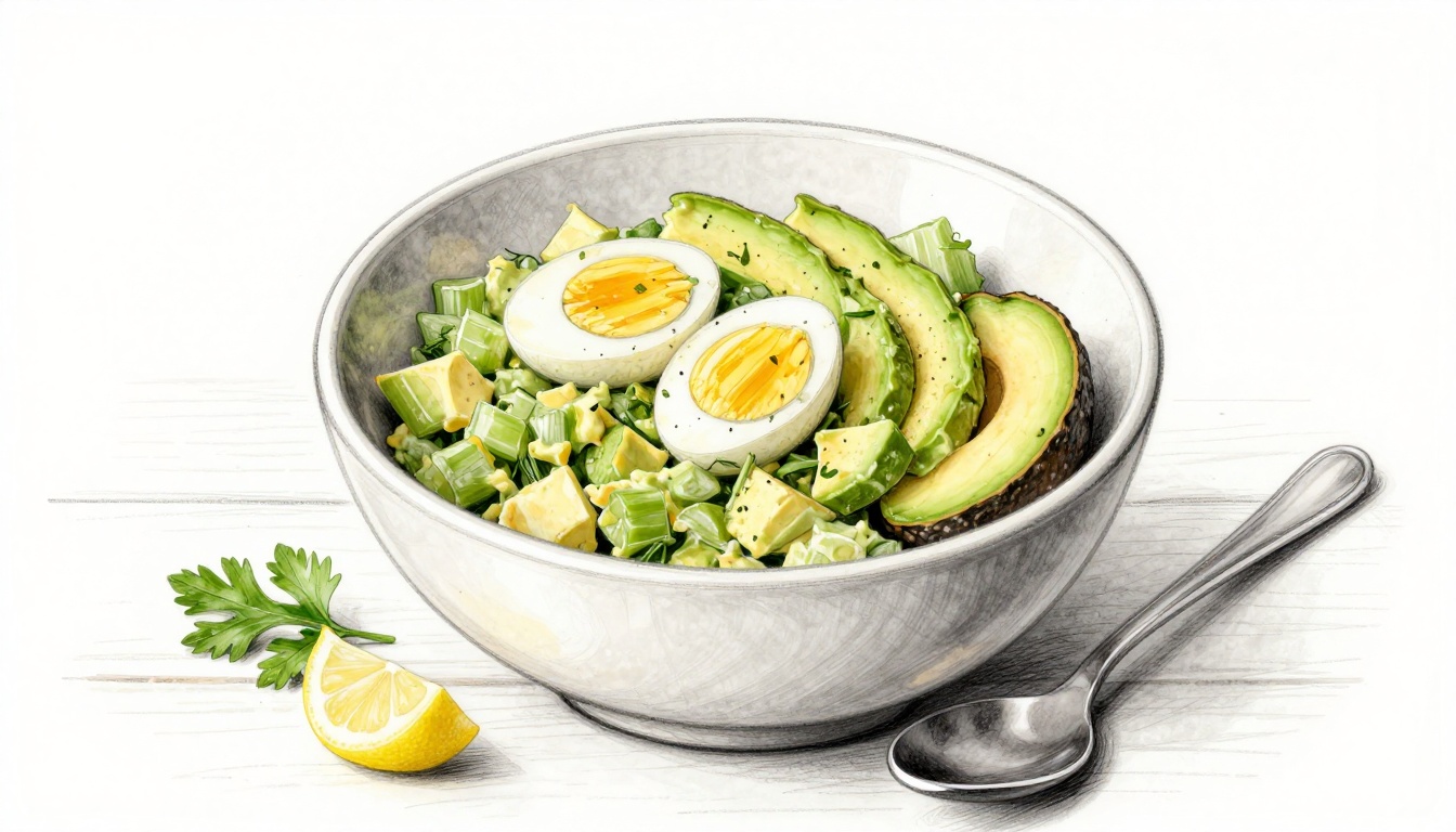 avocado egg salad