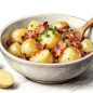 Featured German Warm Potato Salad With Bacon German potato salad