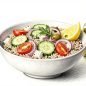 Mediterranean quinoa salad